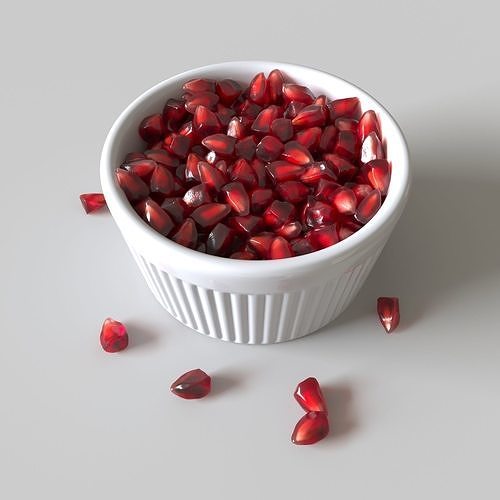 Pomegranate Seeds 3D model