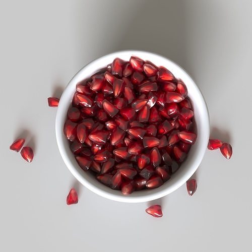 Pomegranate Seeds 3D model 3