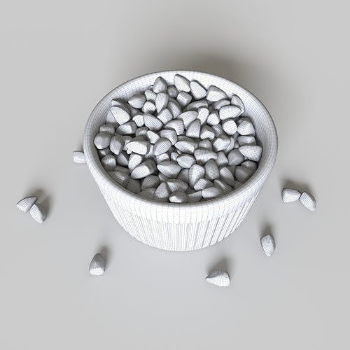 Pomegranate Seeds 3D model 5
