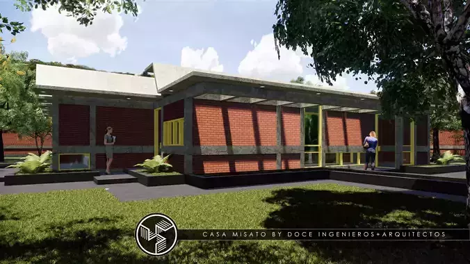 Misato house - Autodesk Revit 3D model