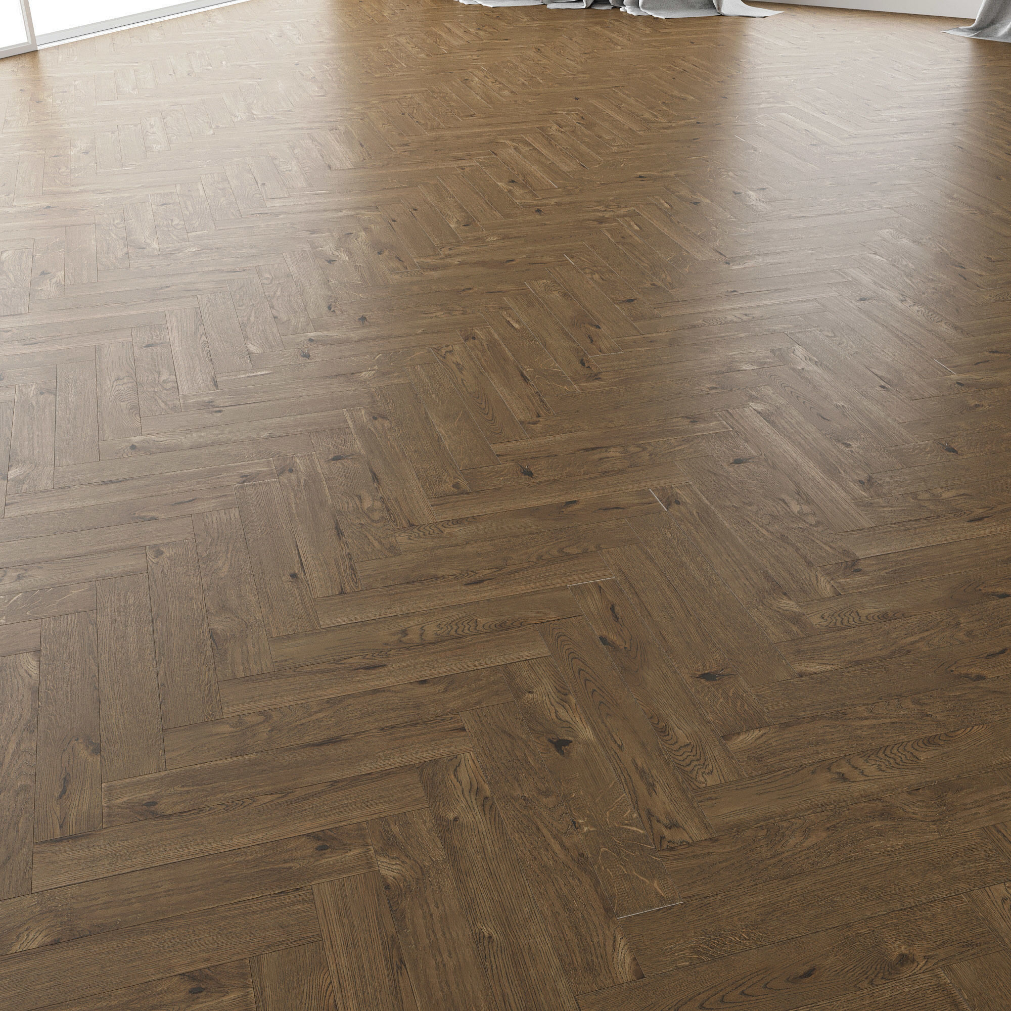 Parquet Oak Estate NEW Brushed set 2 3D model_1