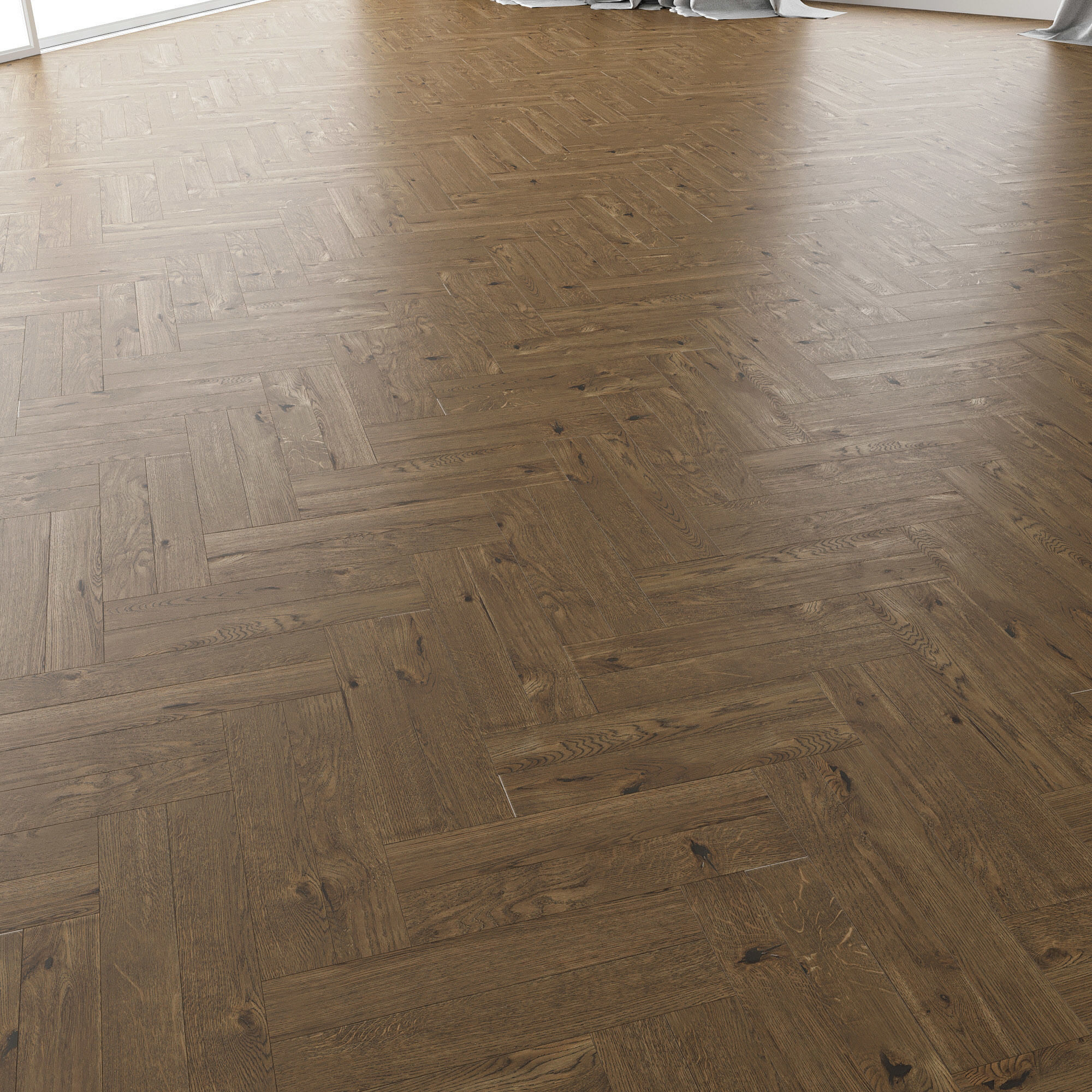 Parquet Oak Estate NEW Brushed set 2 3D model_2
