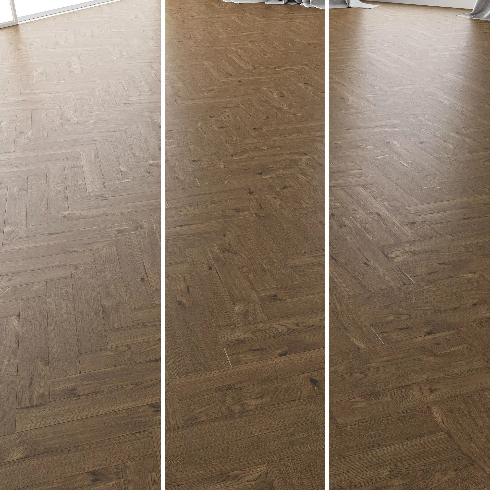 Parquet Oak Estate NEW Brushed set 2 3D model_0