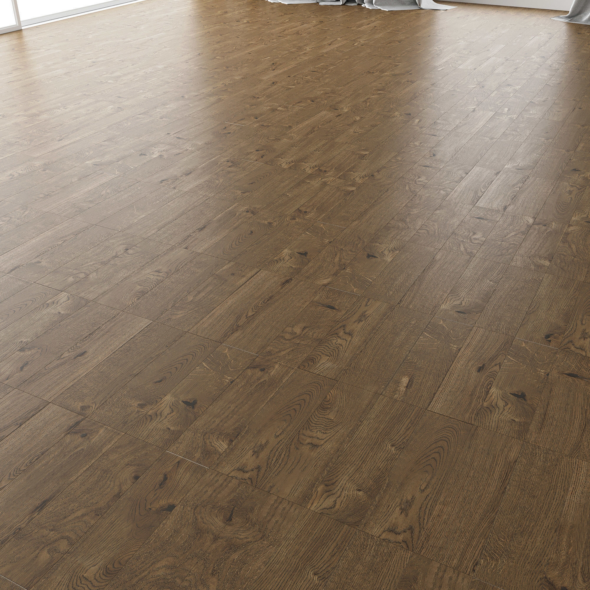 Parquet Oak Estate NEW Brushed set 3 3D model_1