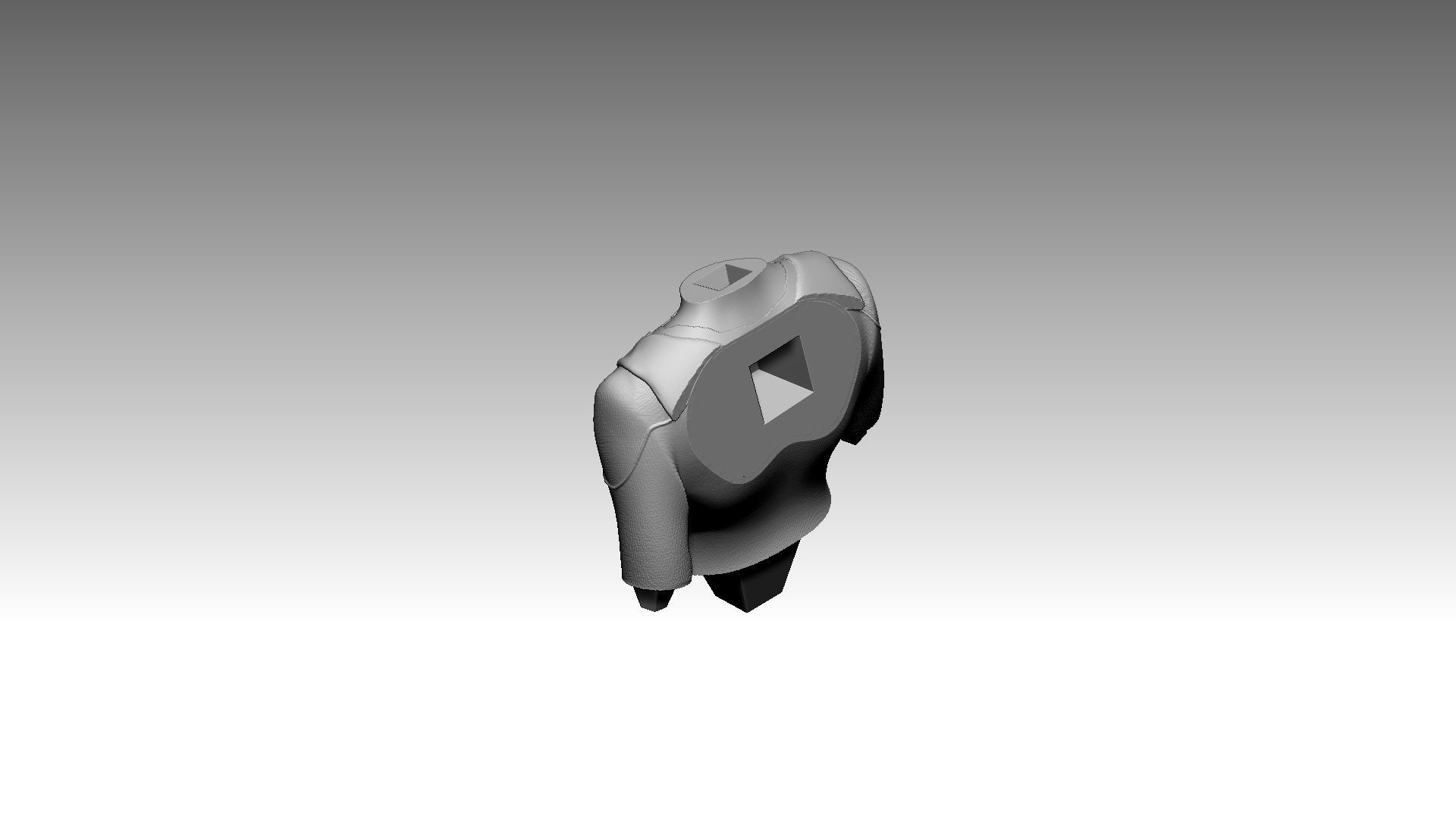 Melissa Benoist Supergirl Sculpture 3D print model_7