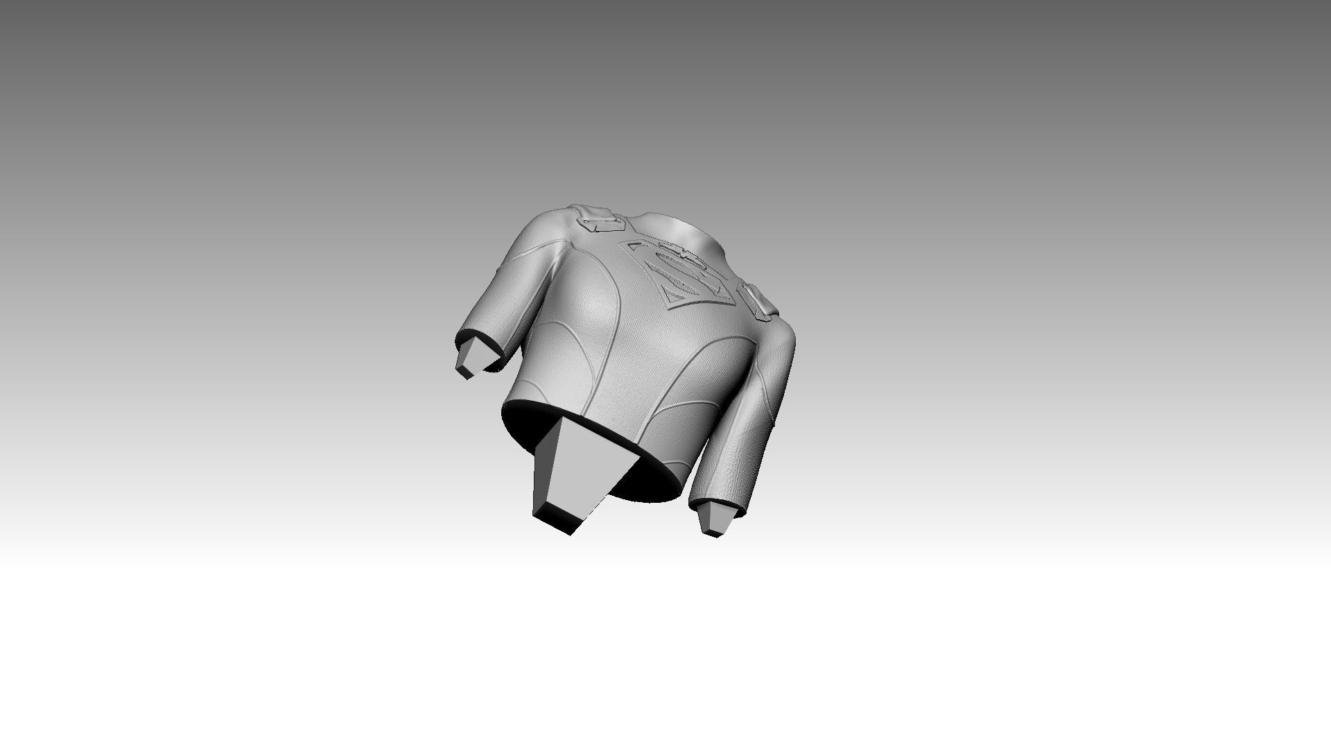 Melissa Benoist Supergirl Sculpture 3D print model_22