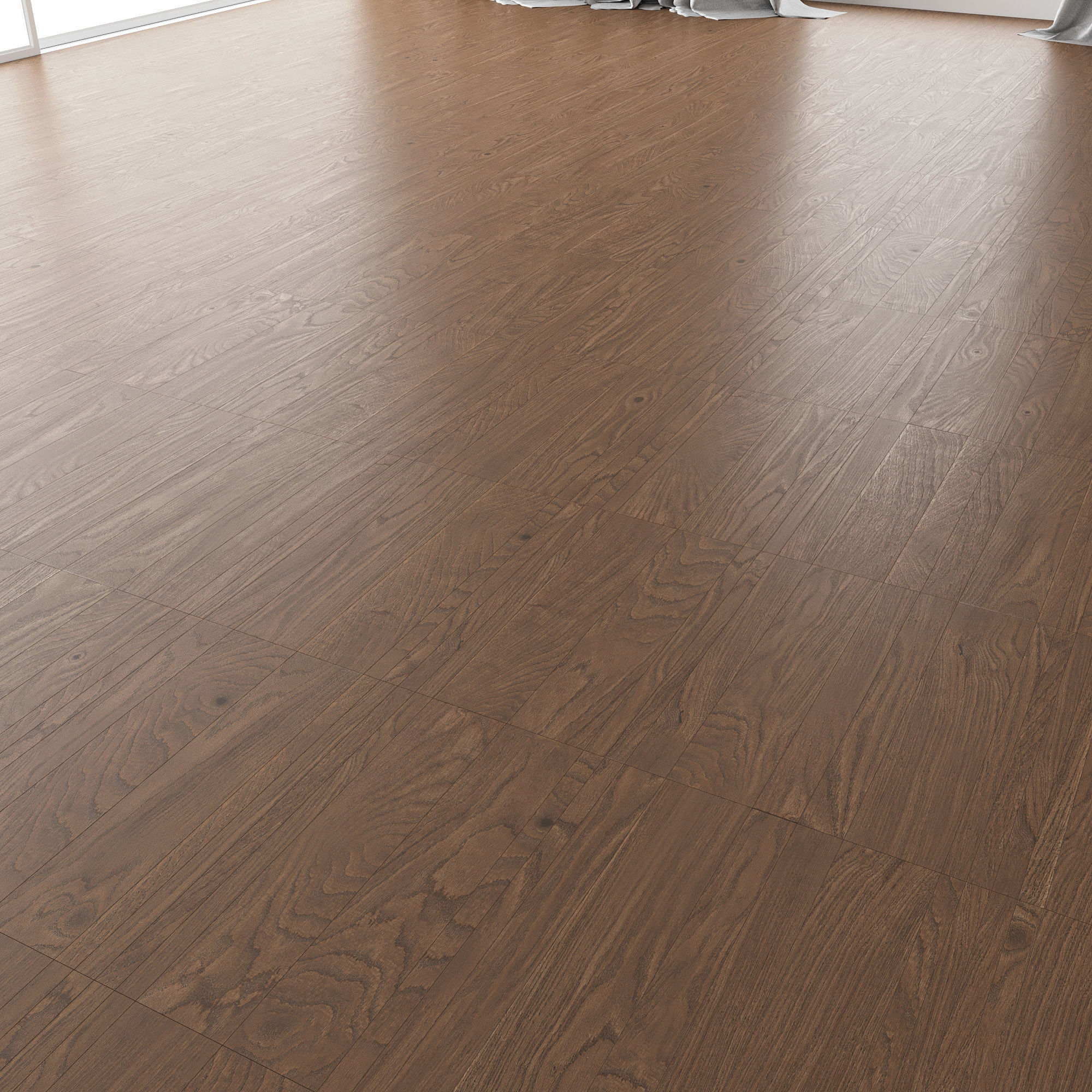  Parquet Oak Black Walnut Firestop set 3 3D model_2