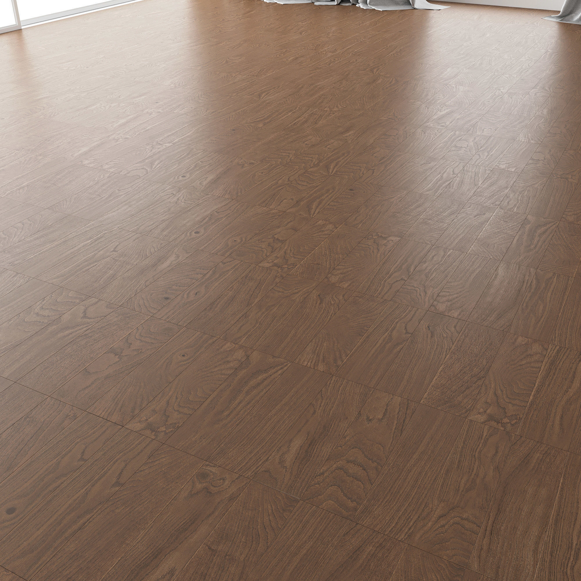  Parquet Oak Black Walnut Firestop set 3 3D model_1