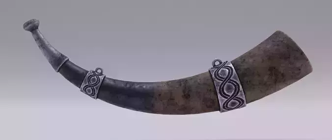Viking Blowing Horn