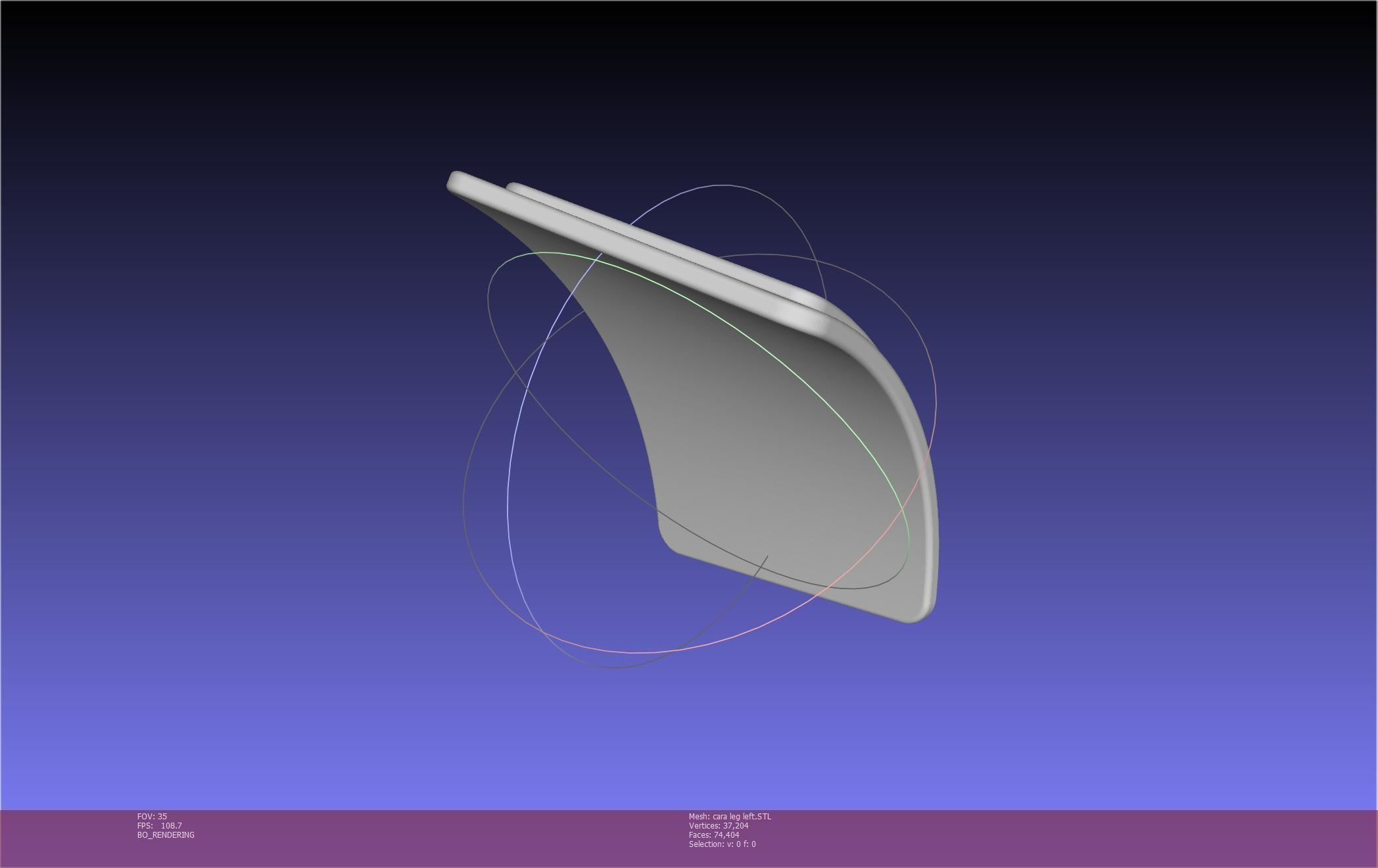 Star Wars The Mandalorian Cara Dune Left Leg Armor 3D print model_68