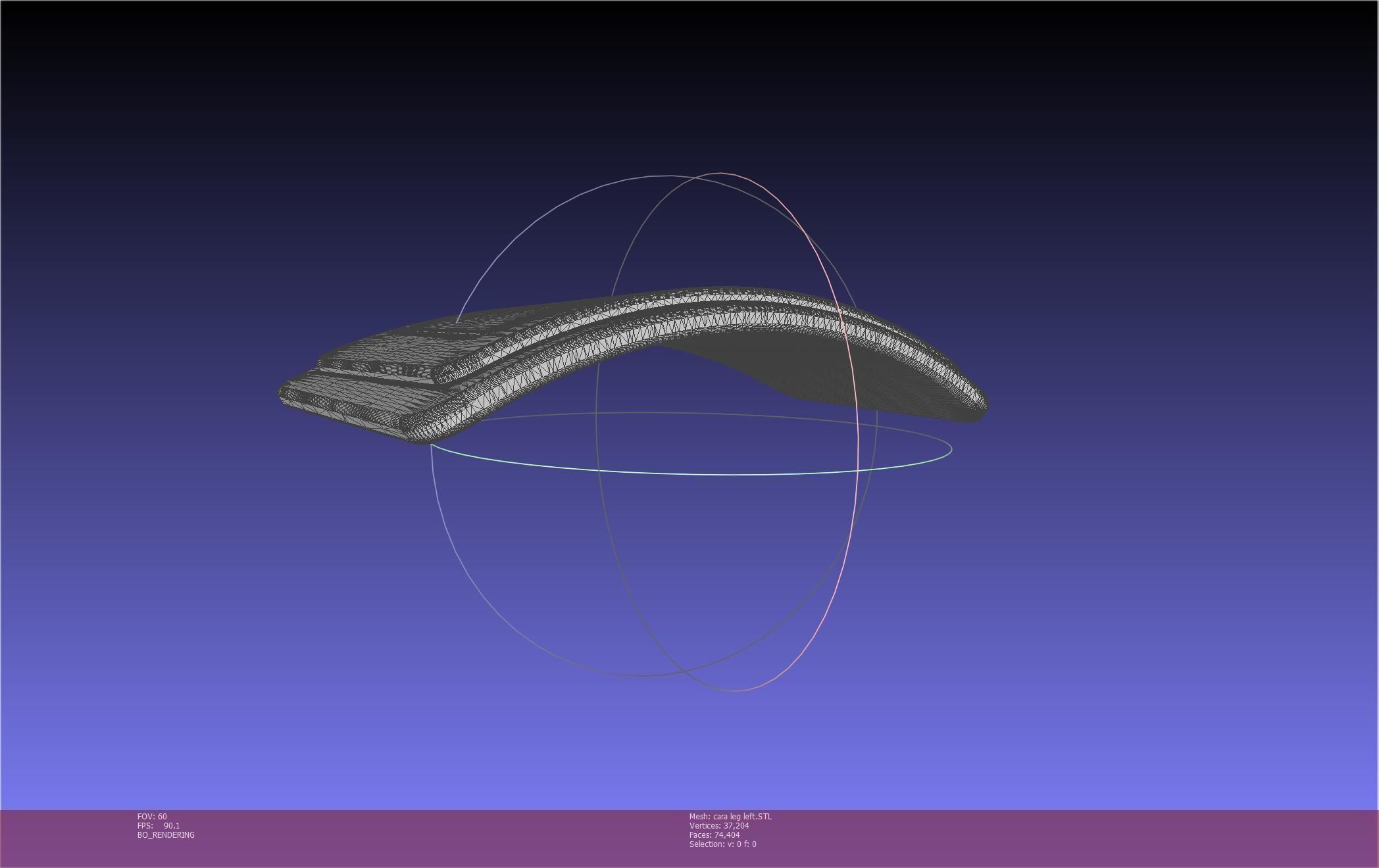 Star Wars The Mandalorian Cara Dune Left Leg Armor 3D print model_27