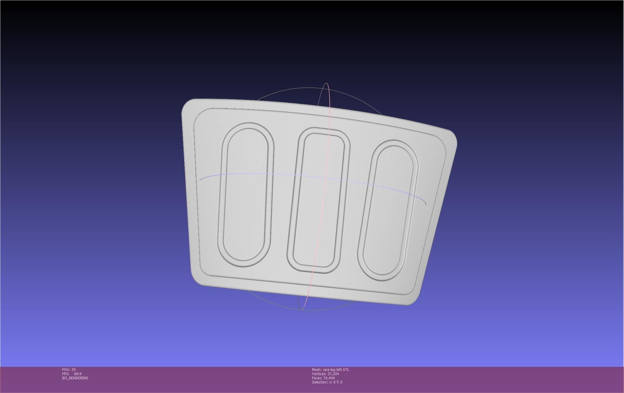 Star Wars The Mandalorian Cara Dune Left Leg Armor 3D print model_45