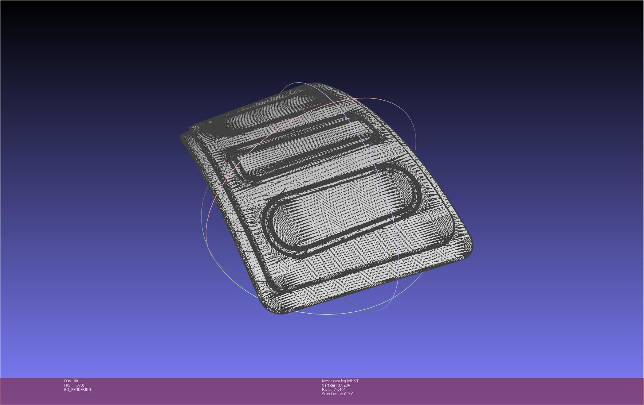 Star Wars The Mandalorian Cara Dune Left Leg Armor 3D print model_38