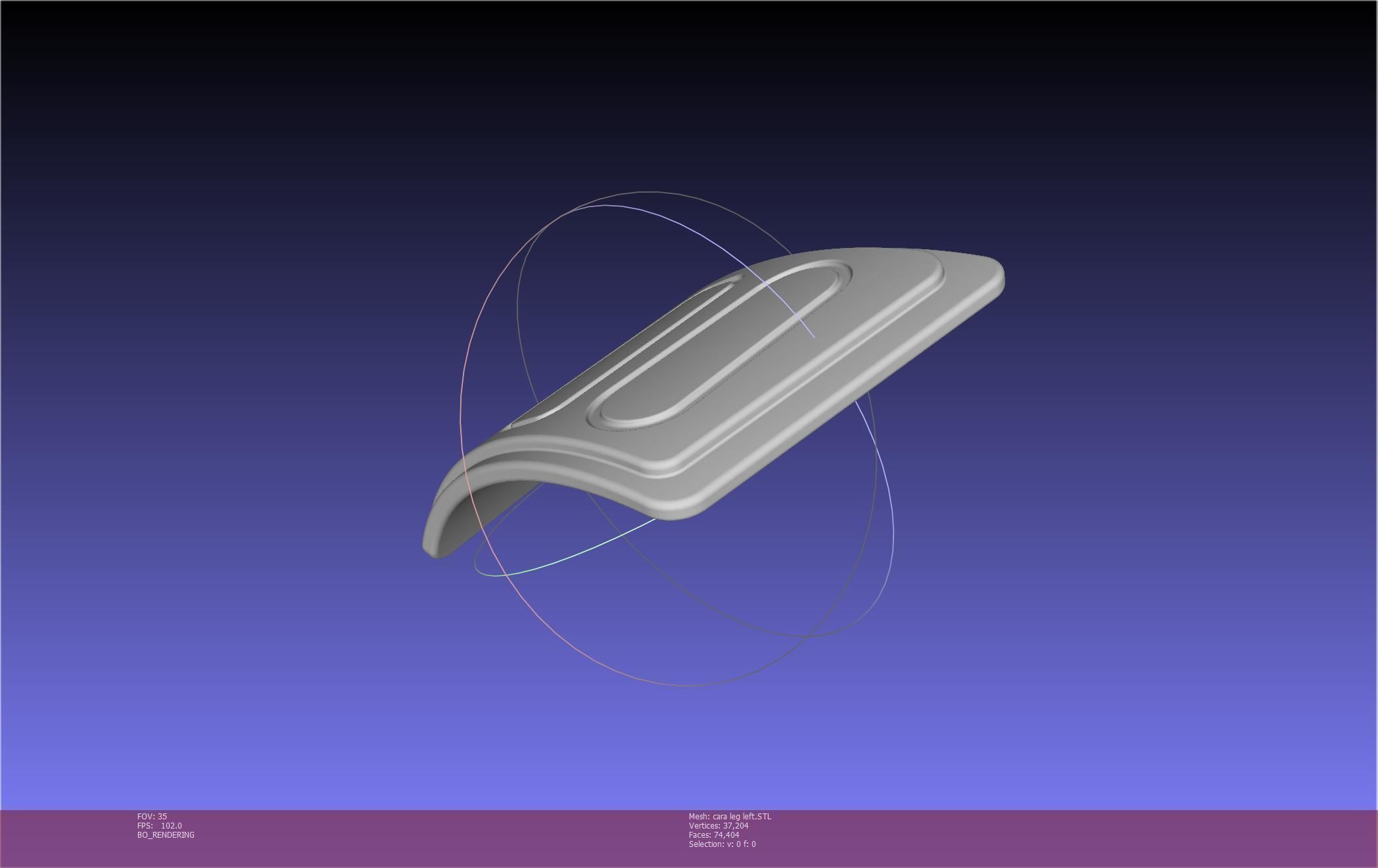 Star Wars The Mandalorian Cara Dune Left Leg Armor 3D print model_63