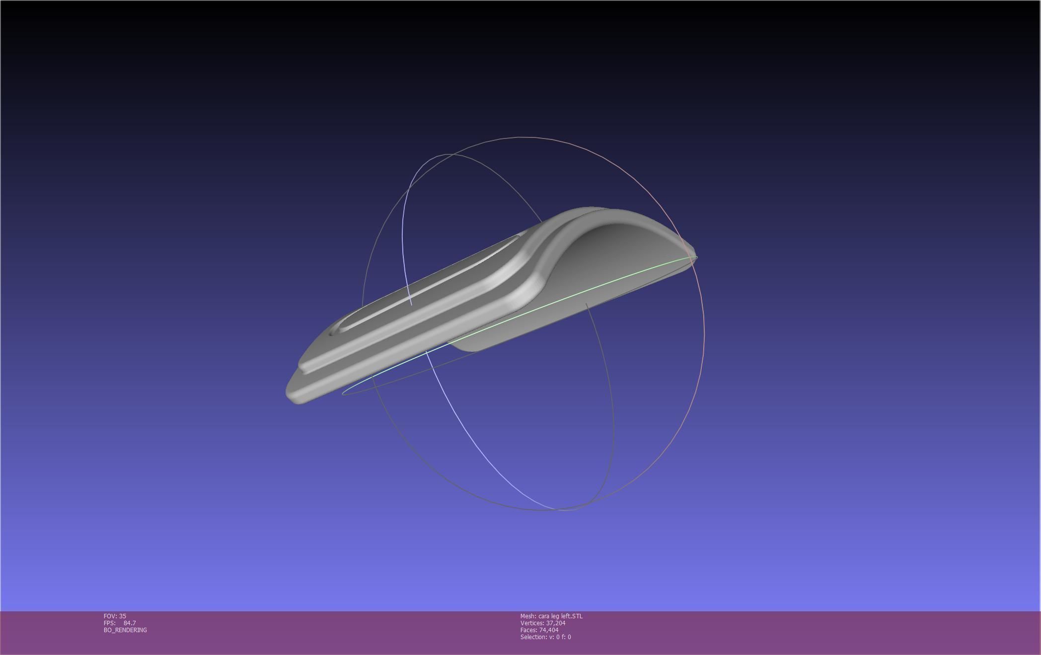 Star Wars The Mandalorian Cara Dune Left Leg Armor 3D print model_65