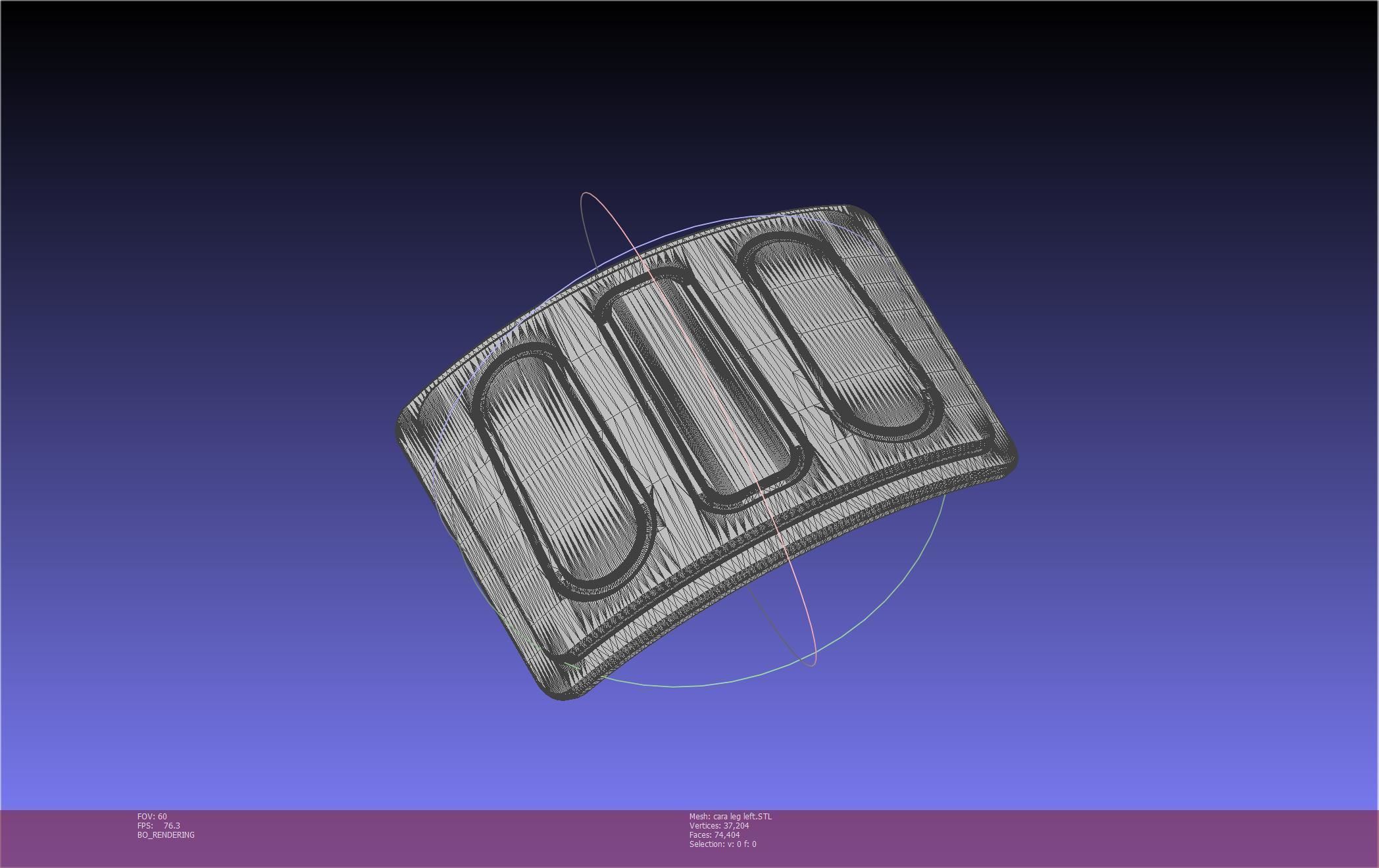 Star Wars The Mandalorian Cara Dune Left Leg Armor 3D print model_5