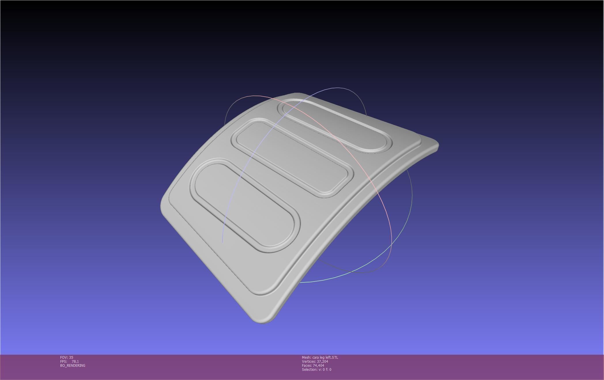 Star Wars The Mandalorian Cara Dune Left Leg Armor 3D print model_59