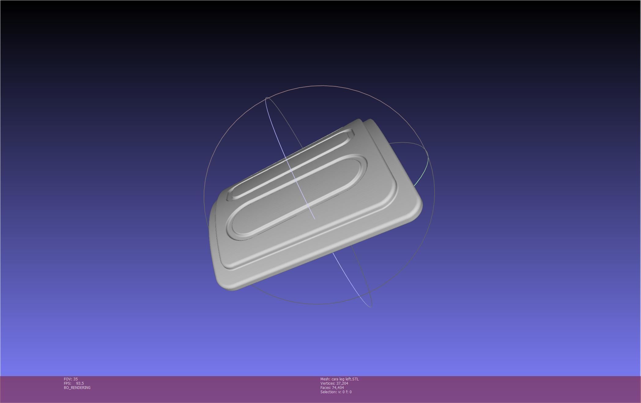 Star Wars The Mandalorian Cara Dune Left Leg Armor 3D print model_74