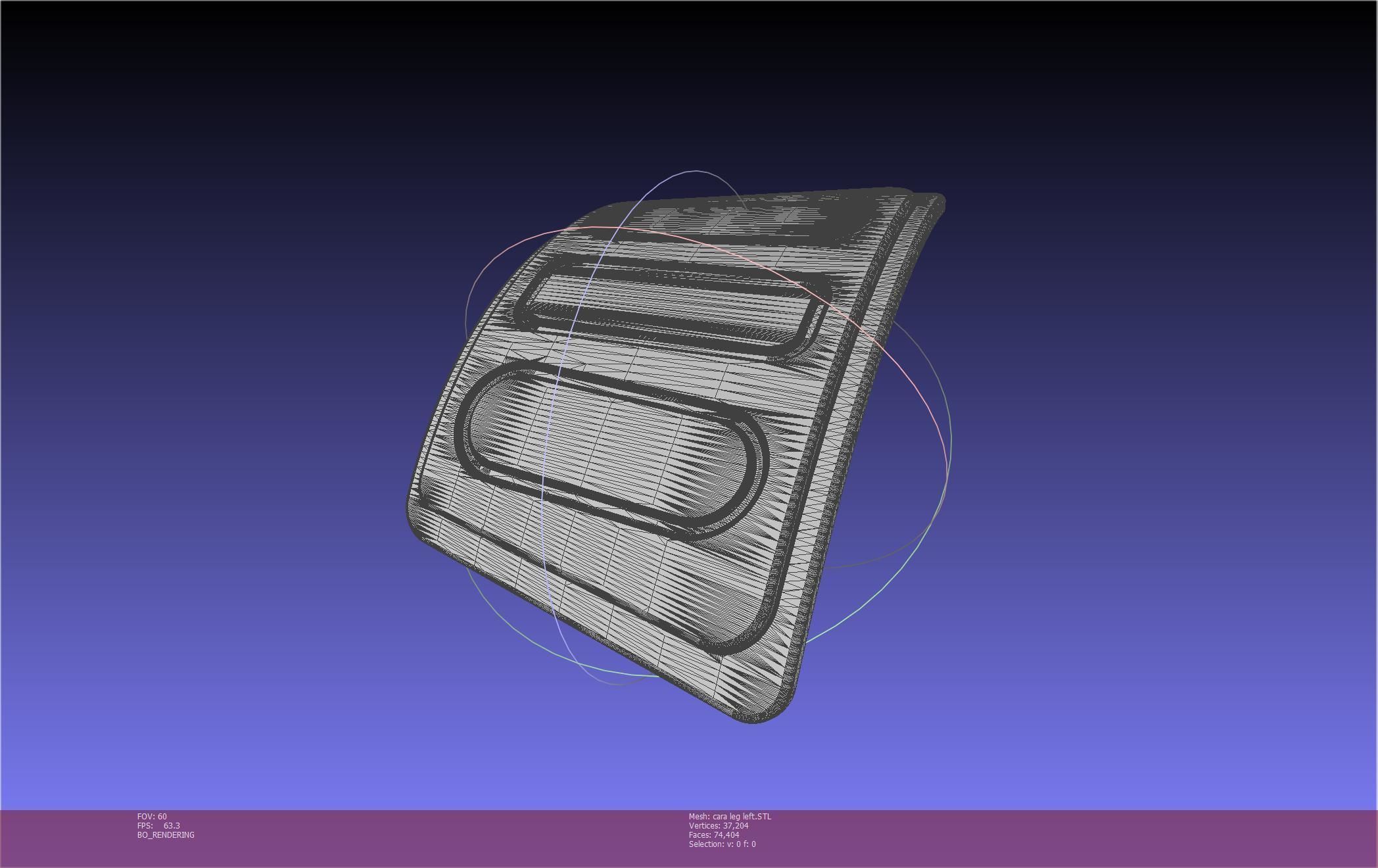 Star Wars The Mandalorian Cara Dune Left Leg Armor 3D print model_15