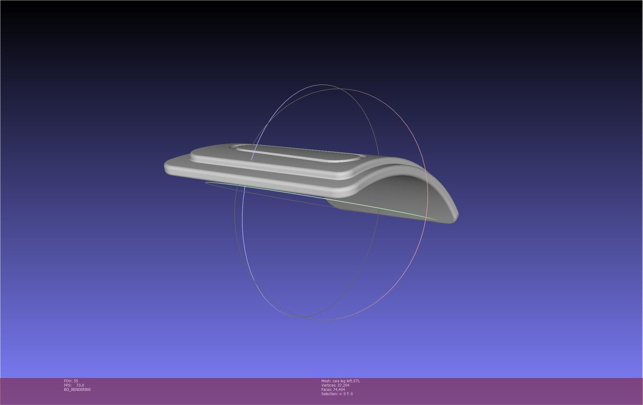 Star Wars The Mandalorian Cara Dune Left Leg Armor 3D print model_71