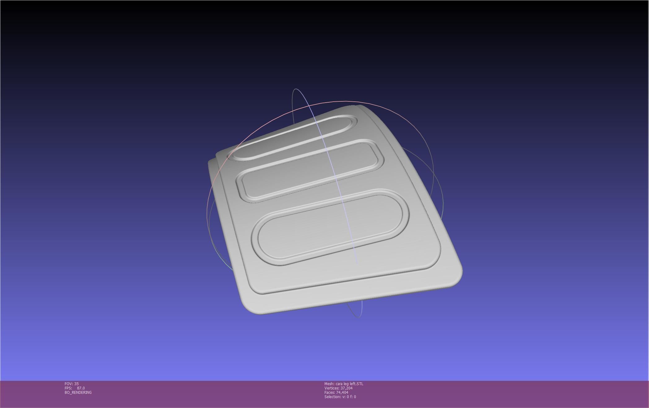 Star Wars The Mandalorian Cara Dune Left Leg Armor 3D print model_58