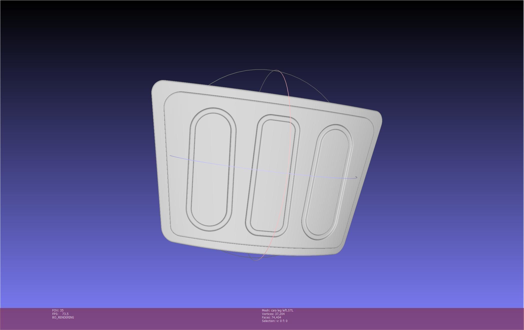 Star Wars The Mandalorian Cara Dune Left Leg Armor 3D print model_48