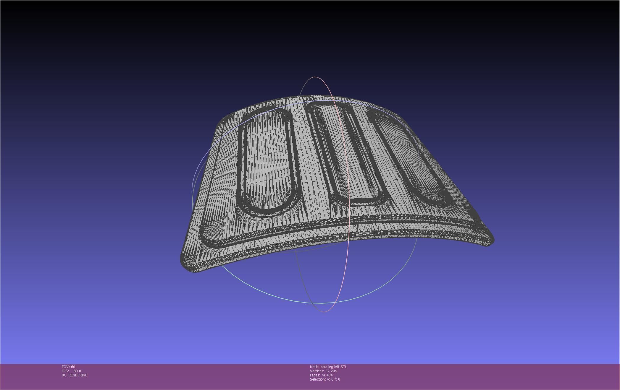 Star Wars The Mandalorian Cara Dune Left Leg Armor 3D print model_36