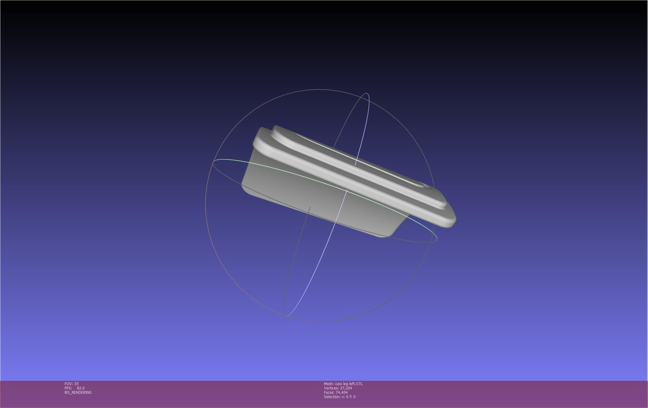 Star Wars The Mandalorian Cara Dune Left Leg Armor 3D print model_67