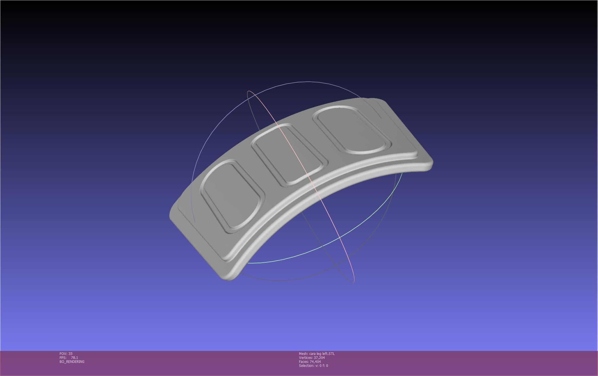 Star Wars The Mandalorian Cara Dune Left Leg Armor 3D print model_62