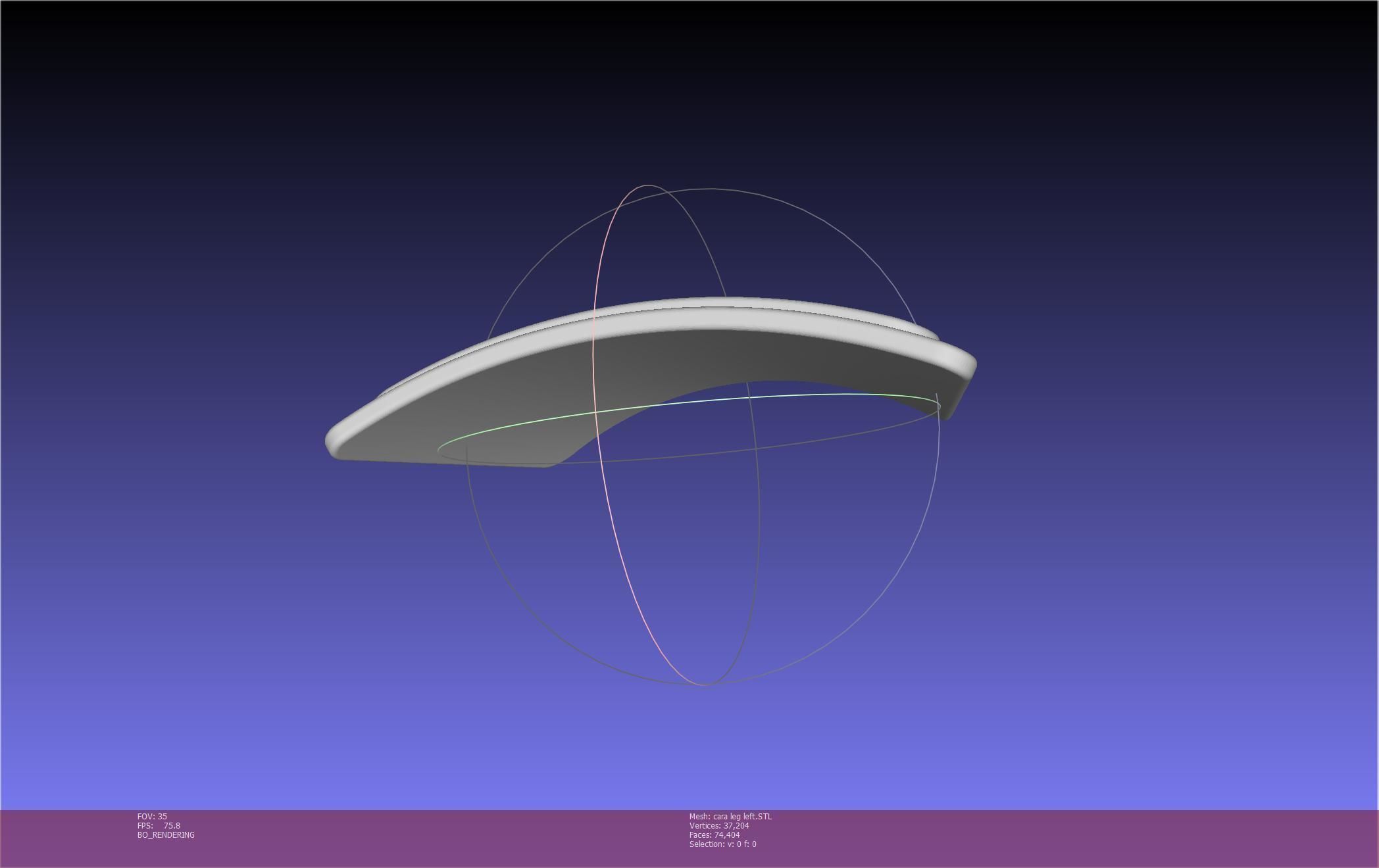 Star Wars The Mandalorian Cara Dune Left Leg Armor 3D print model_66