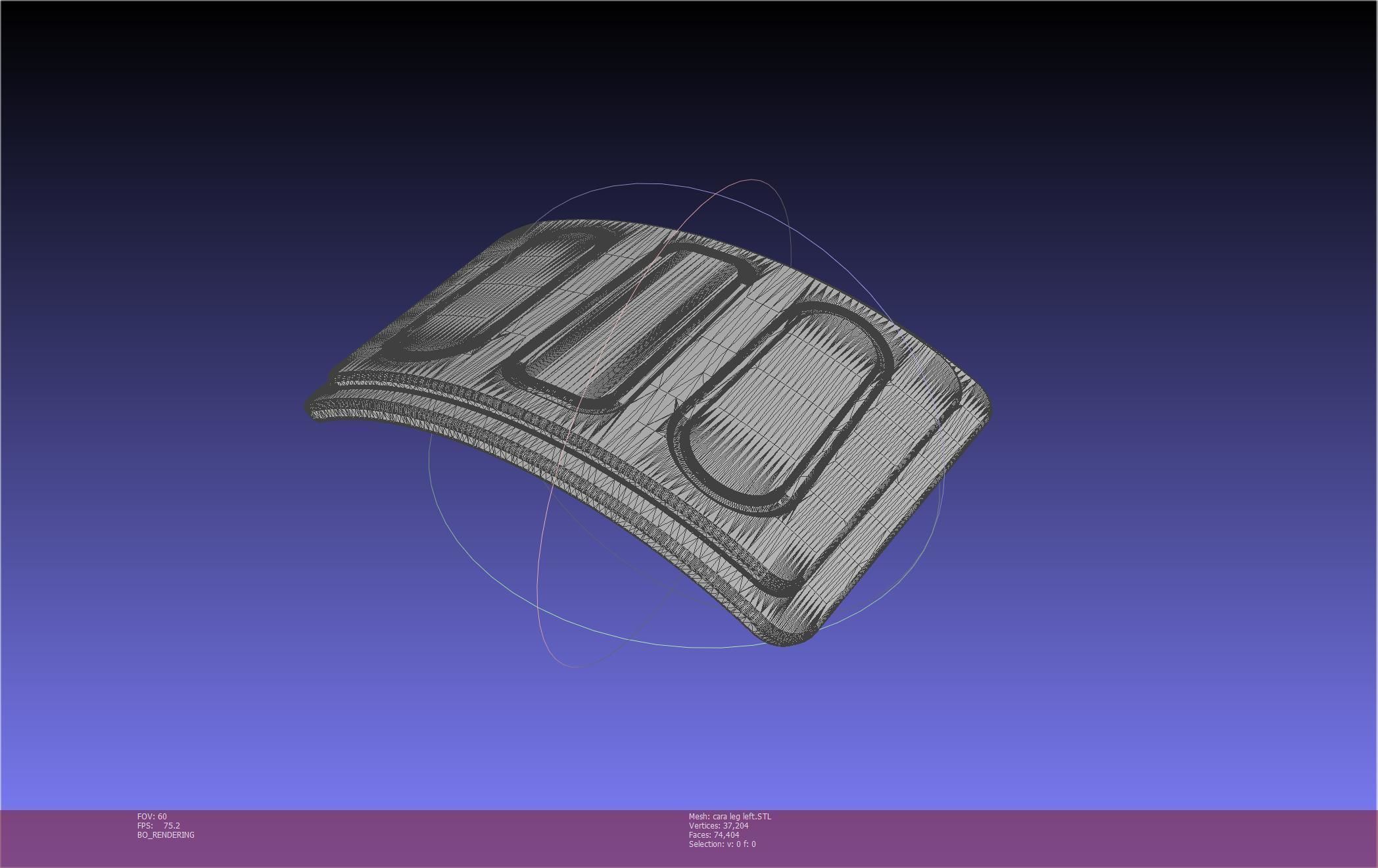 Star Wars The Mandalorian Cara Dune Left Leg Armor 3D print model_40