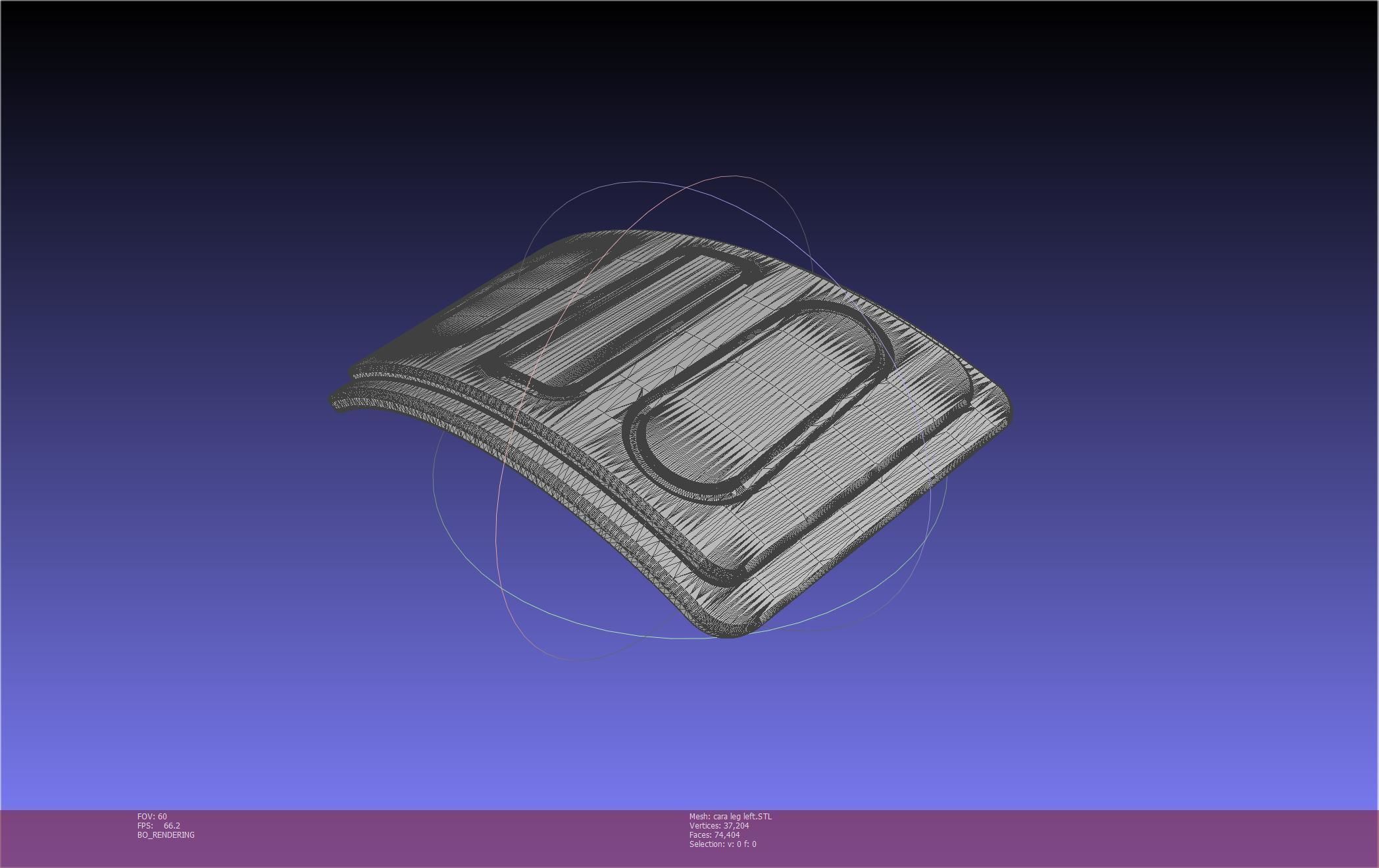 Star Wars The Mandalorian Cara Dune Left Leg Armor 3D print model_39