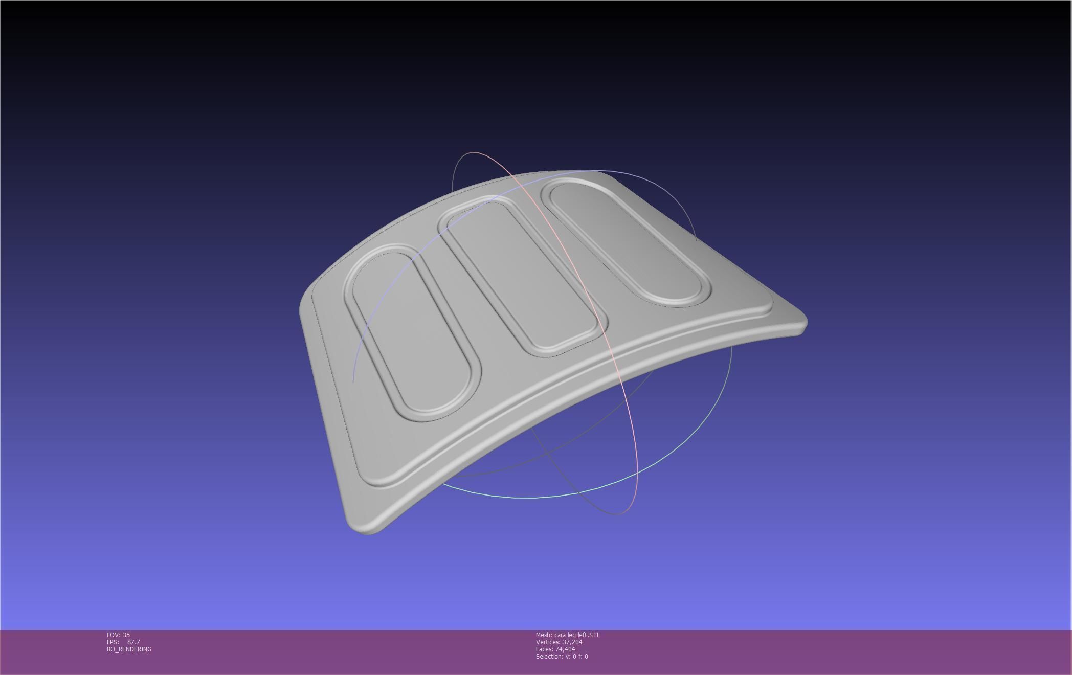 Star Wars The Mandalorian Cara Dune Left Leg Armor 3D print model_78