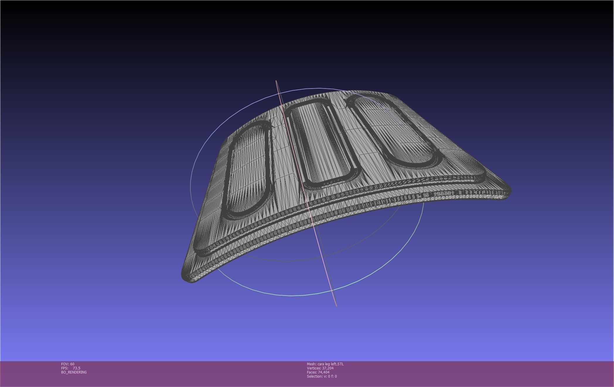 Star Wars The Mandalorian Cara Dune Left Leg Armor 3D print model_16