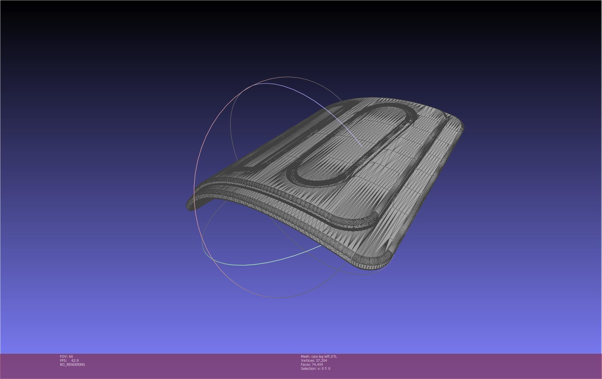 Star Wars The Mandalorian Cara Dune Left Leg Armor 3D print model_17