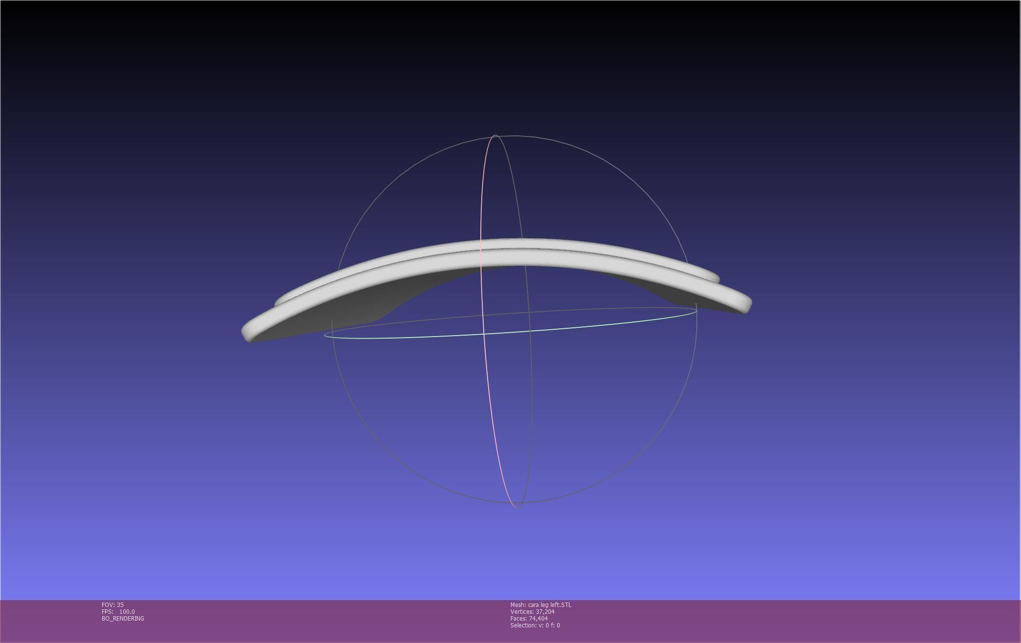 Star Wars The Mandalorian Cara Dune Left Leg Armor 3D print model_73