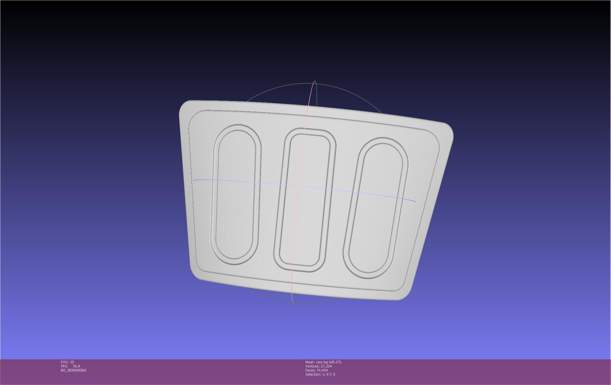 Star Wars The Mandalorian Cara Dune Left Leg Armor 3D print model_47