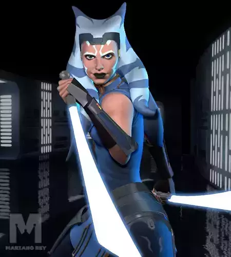 Ahsoka Tano - Clone Wars ashoka 3D print model