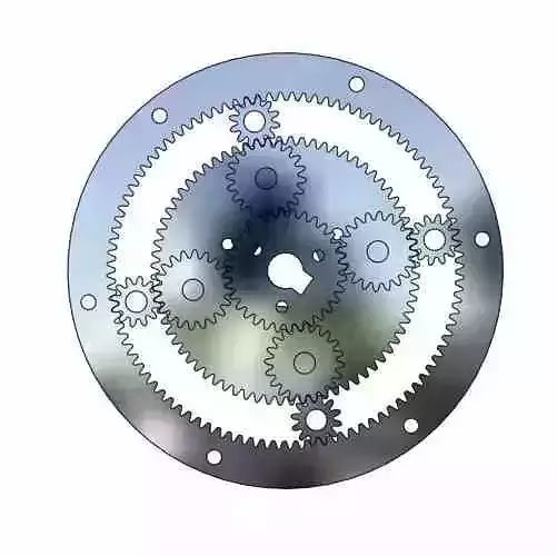Ravigneaux gear set 3D print model