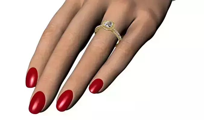 model p304 gold engagement ring with topaz and diamonds