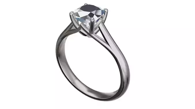 model r52 solitaire engagement ring