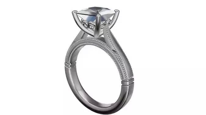 model p53 diamond engagement ring