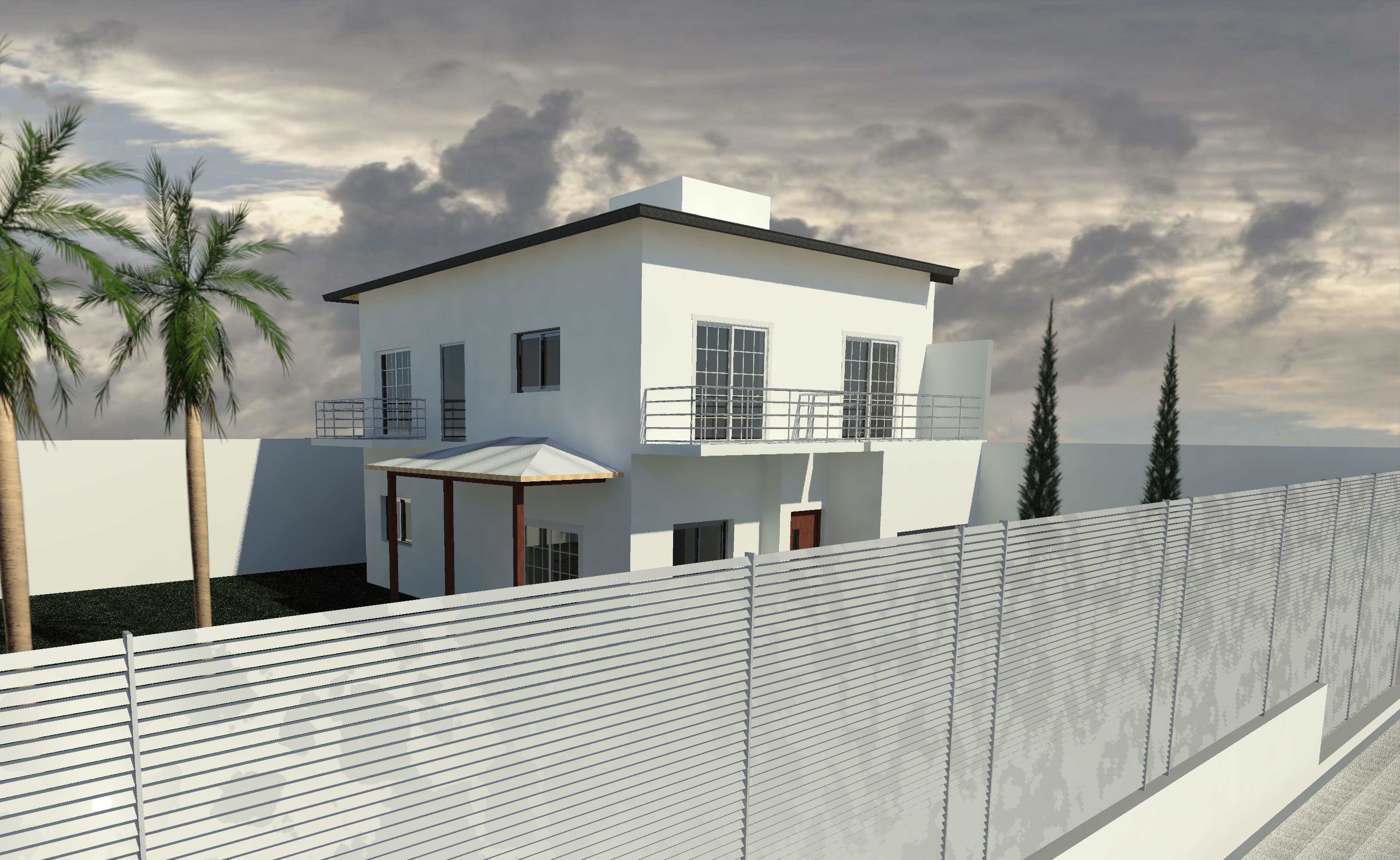 Duplex with 3 bedrooms 3D model_3