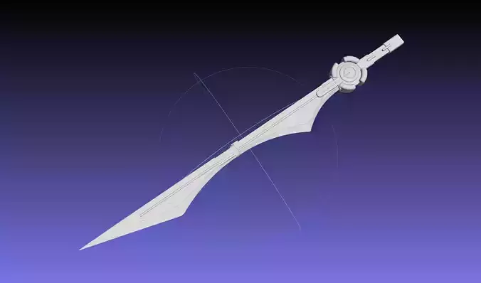 RWBY Penny Floating Array Sword Printable Assembly 3D print model