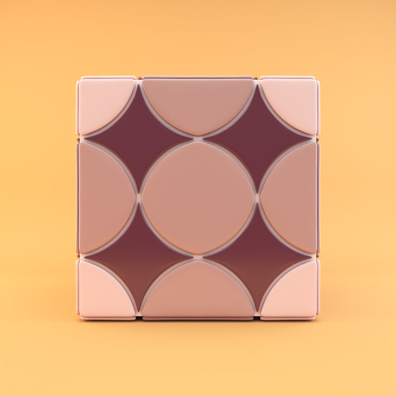 simple cube 3D model_9