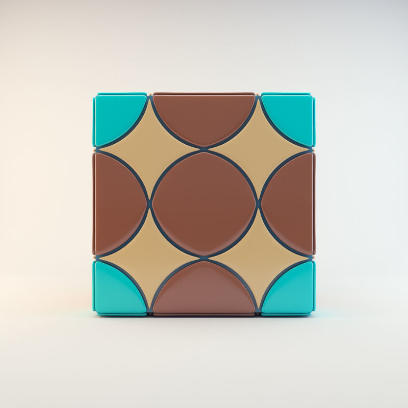 simple cube 3D model_1