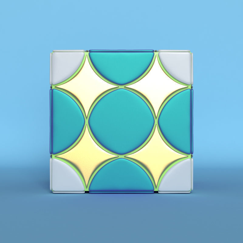 simple cube 3D model_5