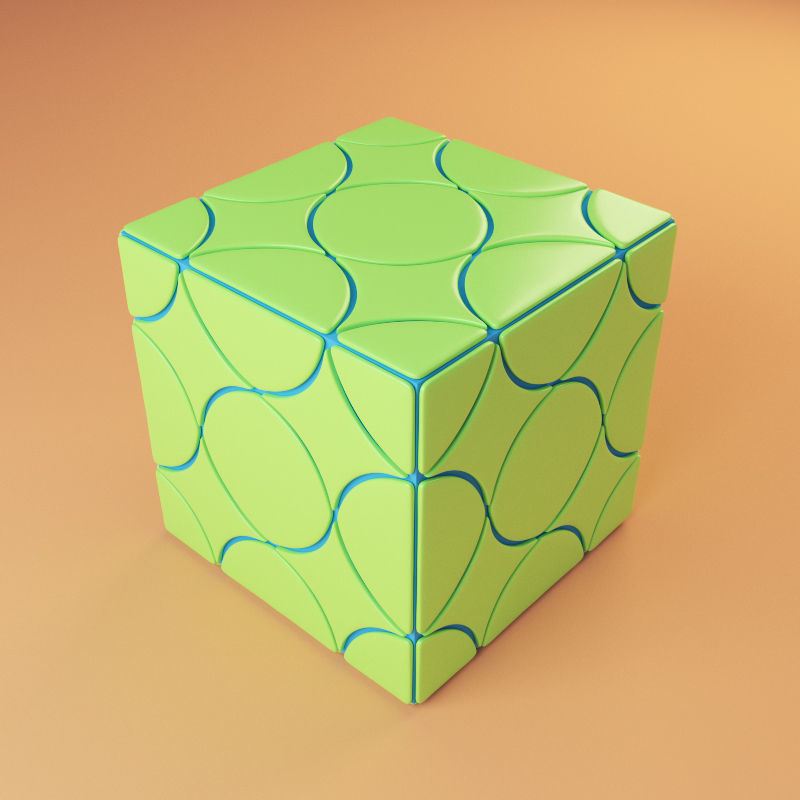 simple cube 3D model_4