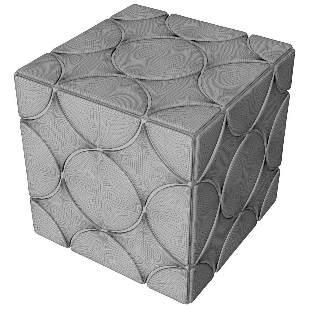 simple cube 3D model_19