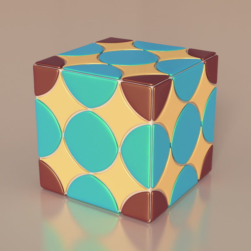 simple cube 3D model_11